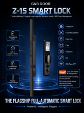 Charger l'image dans la galerie, 3D Face ID Automatic Smart lock Z-15