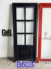 Charger l'image dans la galerie, Bathroom door Reeded Glass door B-603
